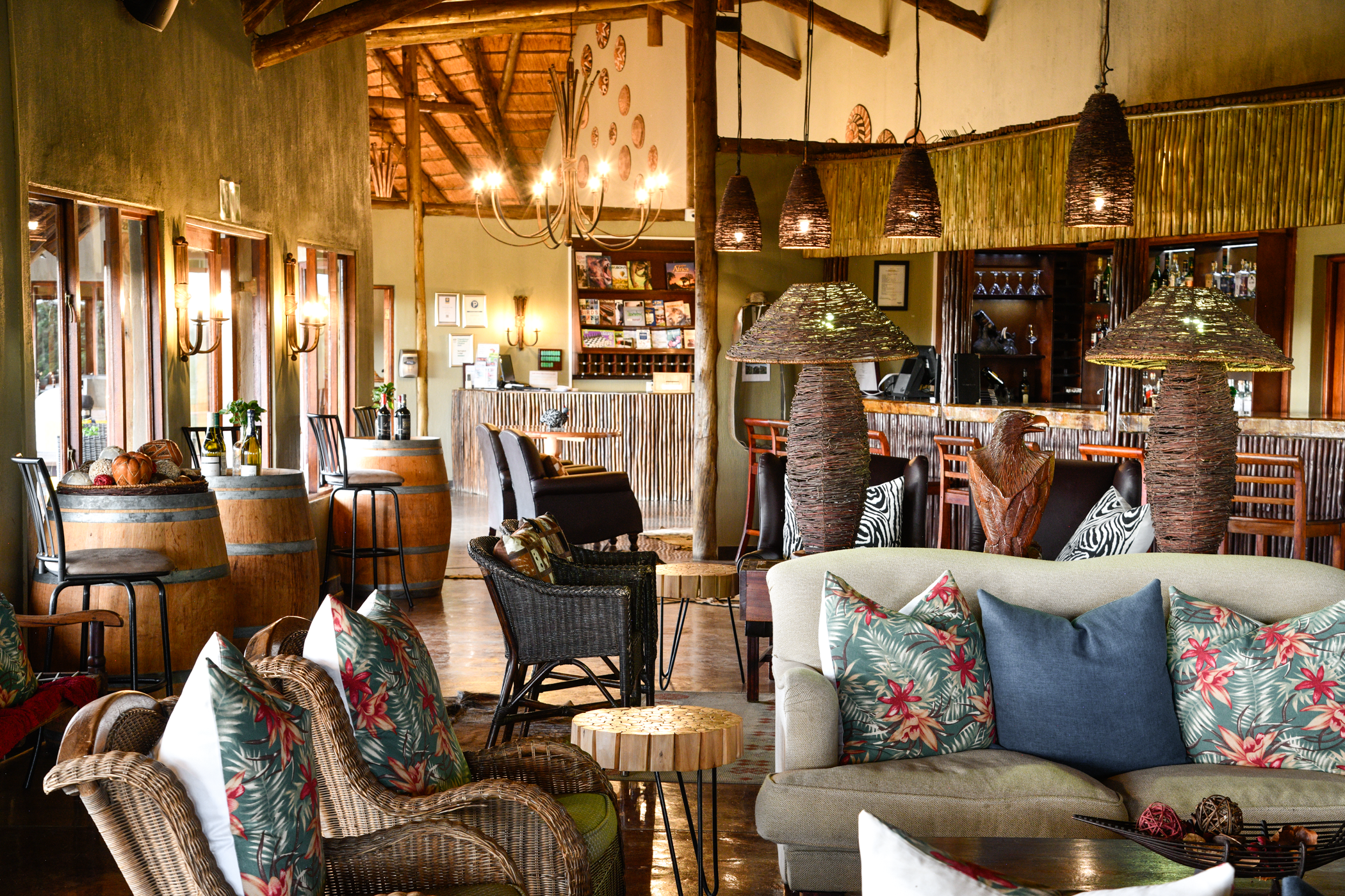 The Springbok Lodge: Lounge and bar