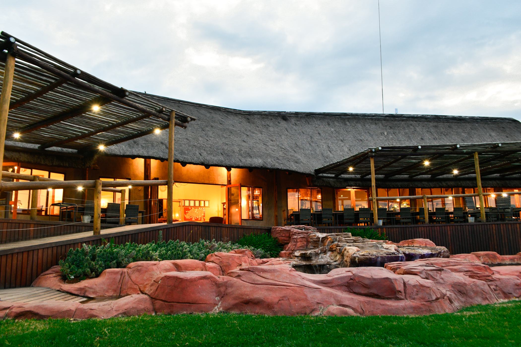 The Springbok Lodge: Communal area