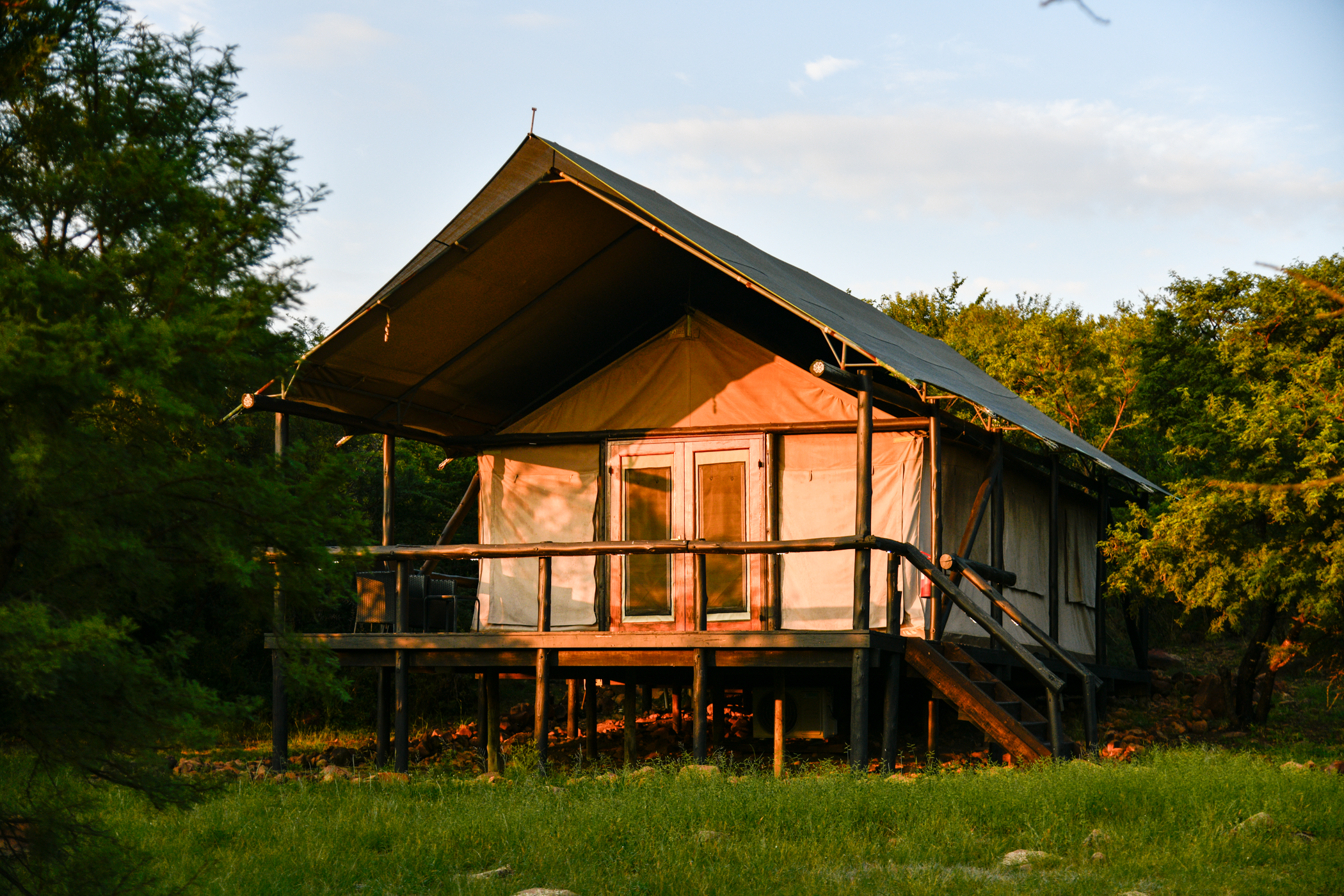 Family tent at The Springbok Lodge